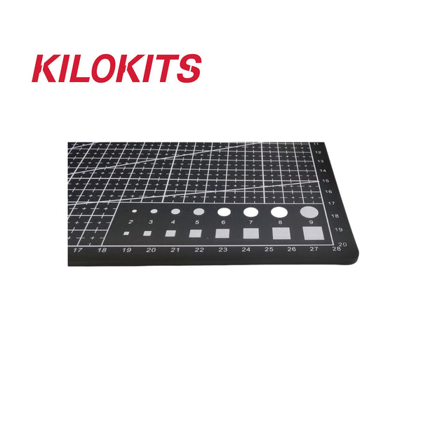 Black Double Sided Self-Healing Cutting Mat A4 #2001