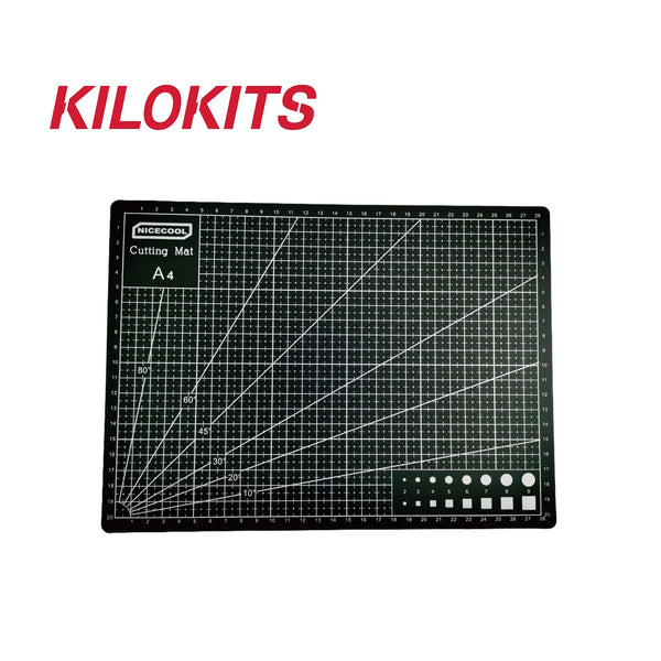 Black Double Sided Self-Healing Cutting Mat A4 #2001