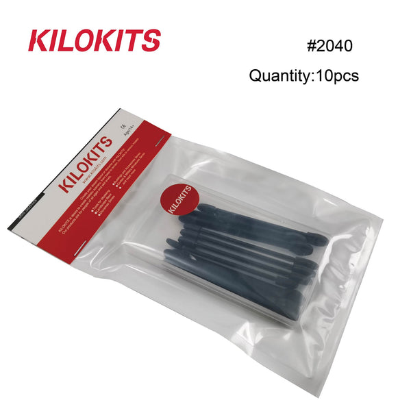 10pcs Dual Sponge-heads Aging Colored Brushes #2040