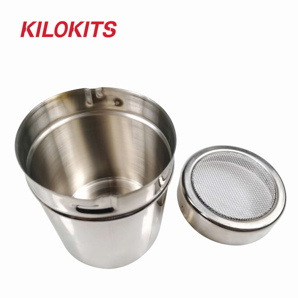 Stainless Steel Static Grass Shaker Container #2003