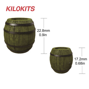 1:35 WWII Military Wooden Barrels #5009A #5010A