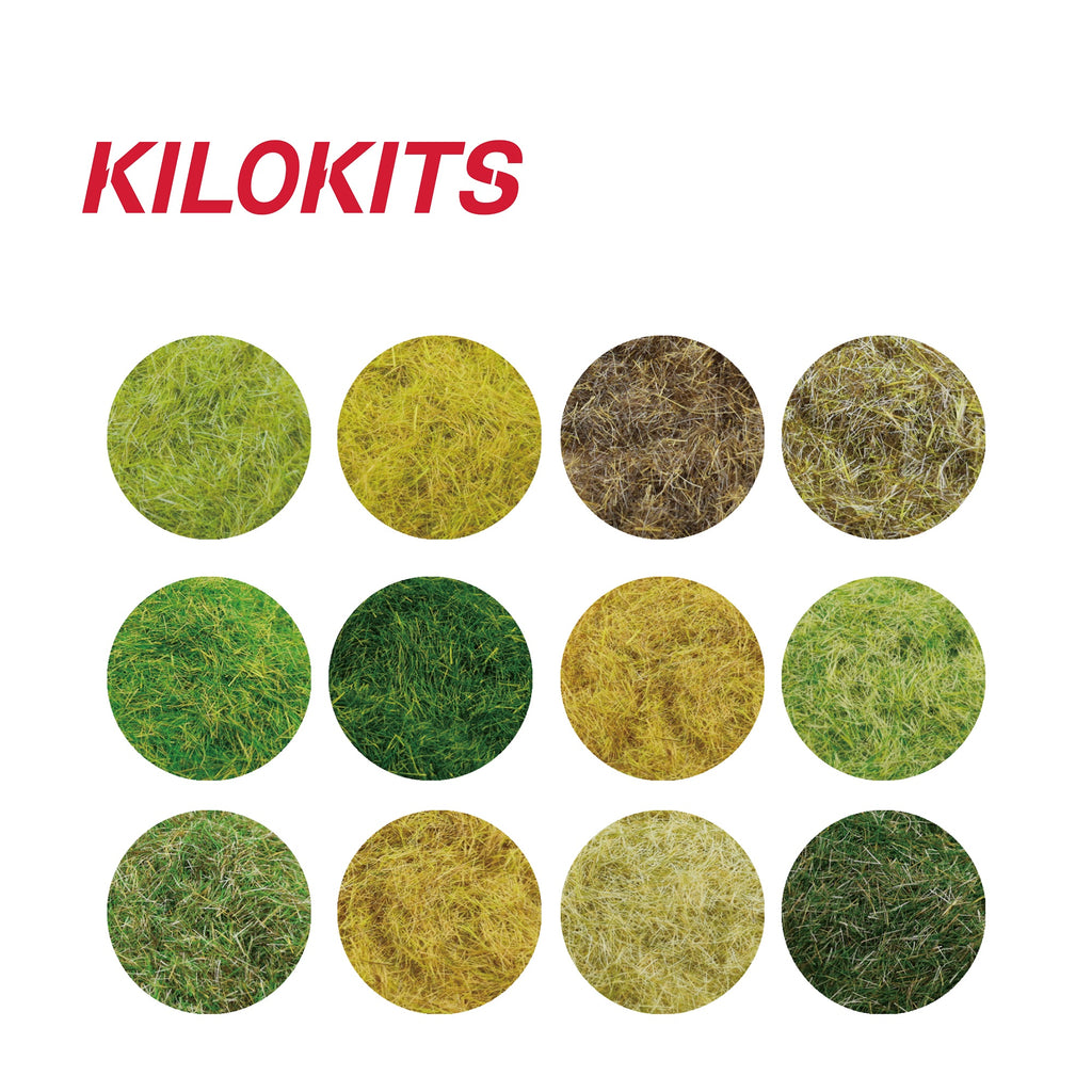 Mini Grass Static KILOKITS 5MM Static Grass for Modelling Multi Colors Optional 25g ...