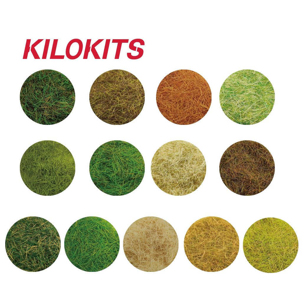 Mini Grass Static KILOKITS 8MM Static Grass for Modelling Multi Colors Optional 25g ...