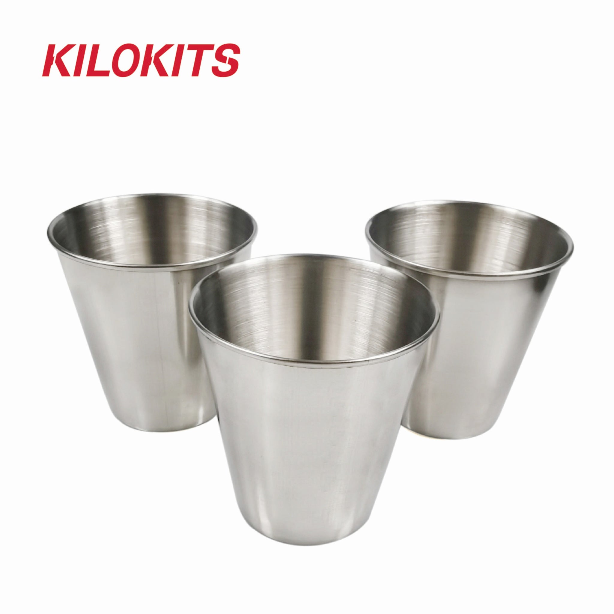 Metal Palette Cups for Painting/Storage 3-Pack Multi-Sizes Optional #2018 #2019