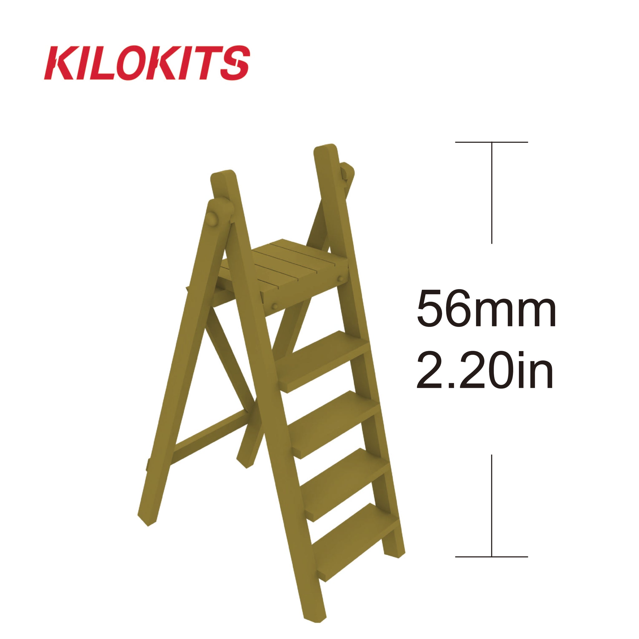 1:35 Folding Step Ladder Set #5029A