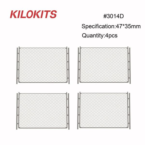 1:72 Chain Link Fencing Kit with Diamond Mesh #3014D