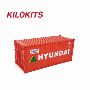 1:72 20ft Container Model Kits Decorated HYUNDAI #5067B