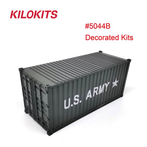 1:72 20ft Container Model Kits Decorated US Army #5044B