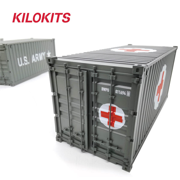 1:35 20ft Container Model Kits Decorated Field Hospital #5043A