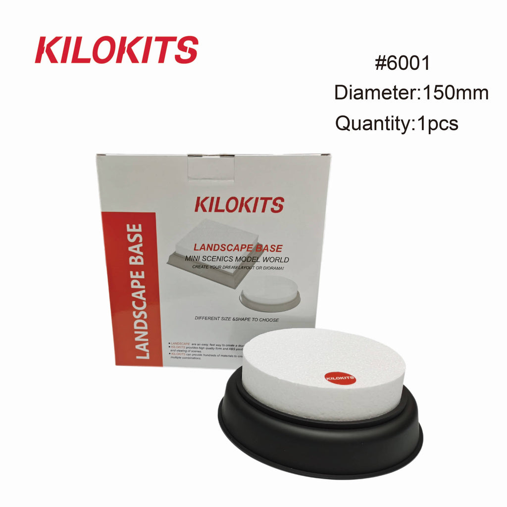 KILOKITS EPS Hard Foam Round Landscape Base Dia. 15cm #6001 – KiloKits ...