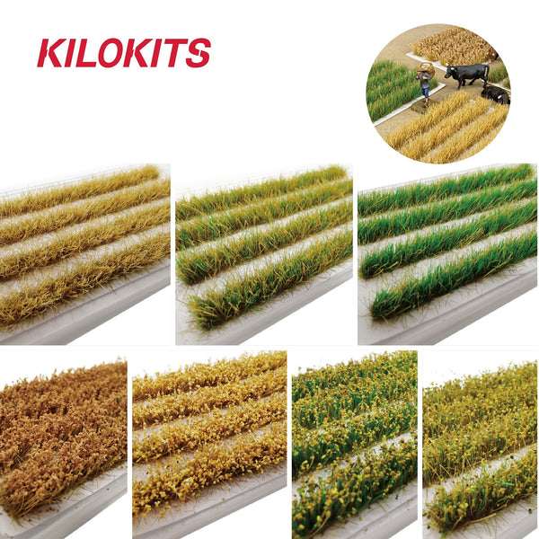 Miniature Wheat & Rice Field Stripees for Modelling #1017A-G