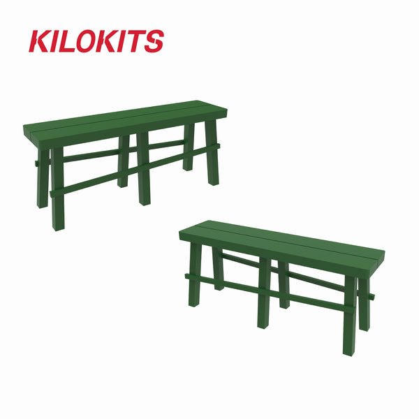 1:72 Military Plastic Table and Bench Set #5024B #5025B #5026B